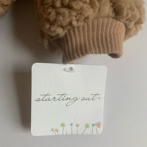 NWT 12M baby teddy bear coat by Starting Out - Picture 7 of 7